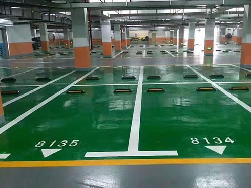 嘉興某小區(qū)車庫環(huán)氧地坪工程